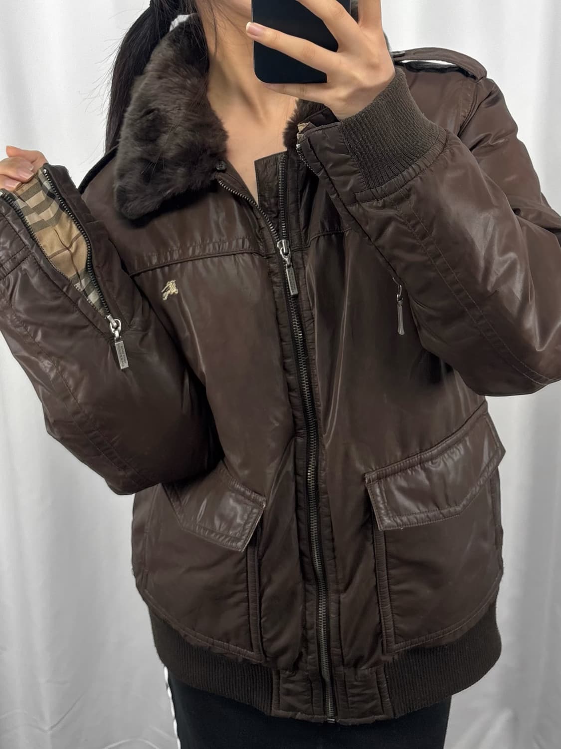 버버리 블랙 라벨 패딩 자켓 상품이미지3