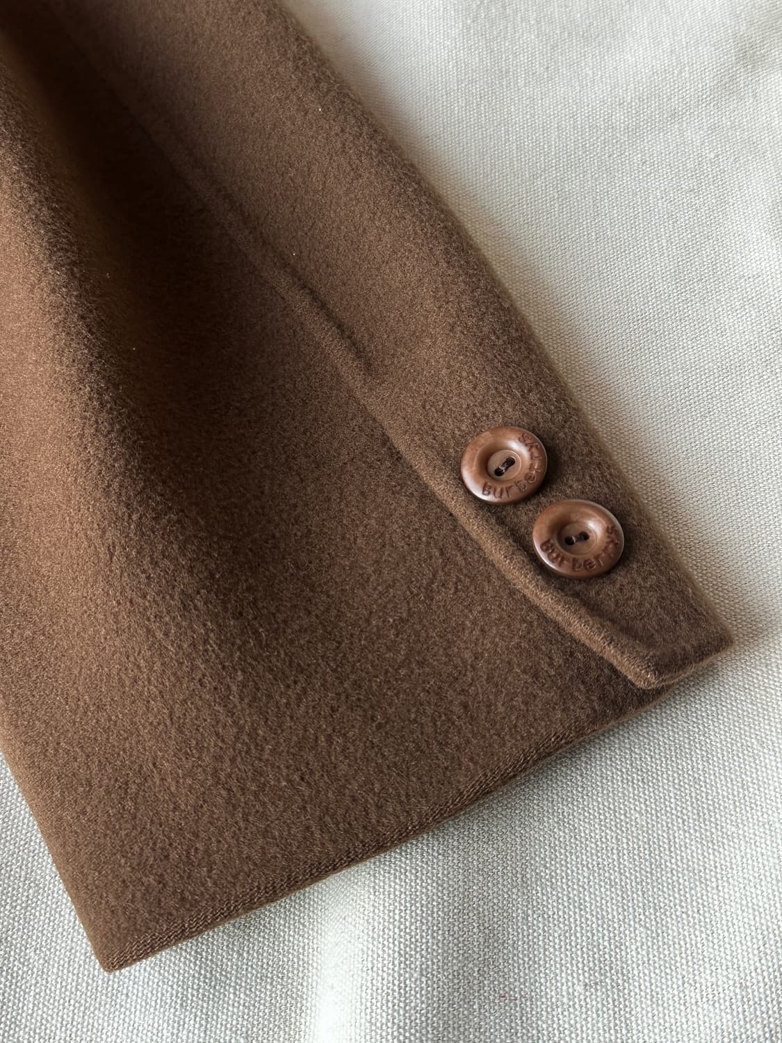 버버리 여성 더블 울 롱코트 브라운 JP38 (55-66) 상품이미지6