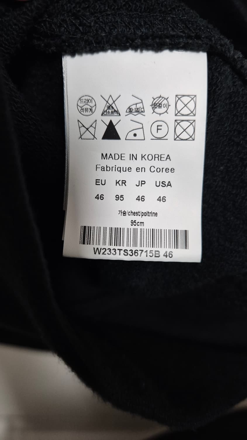 46사이즈 우영미 23 플라워 후드티 상품이미지7