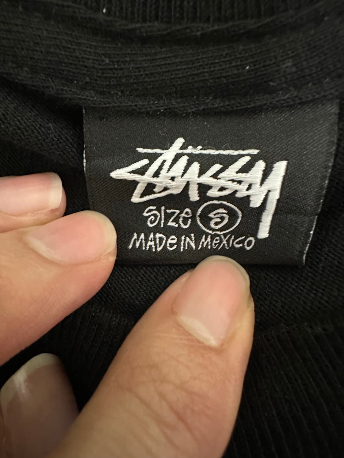 스투시 8볼 피그먼트 다이드 티셔츠 블랙 상품이미지5