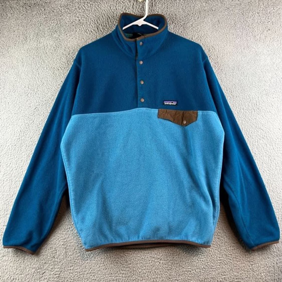 10s 파타고니아 신칠라 스냅-T 블루/브라운 상품이미지1