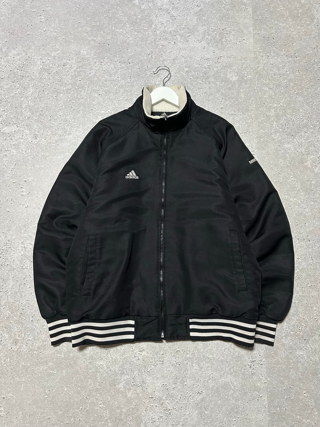 아디다스 마샬아츠 백로고 하이넥 봄버자켓 상품이미지2