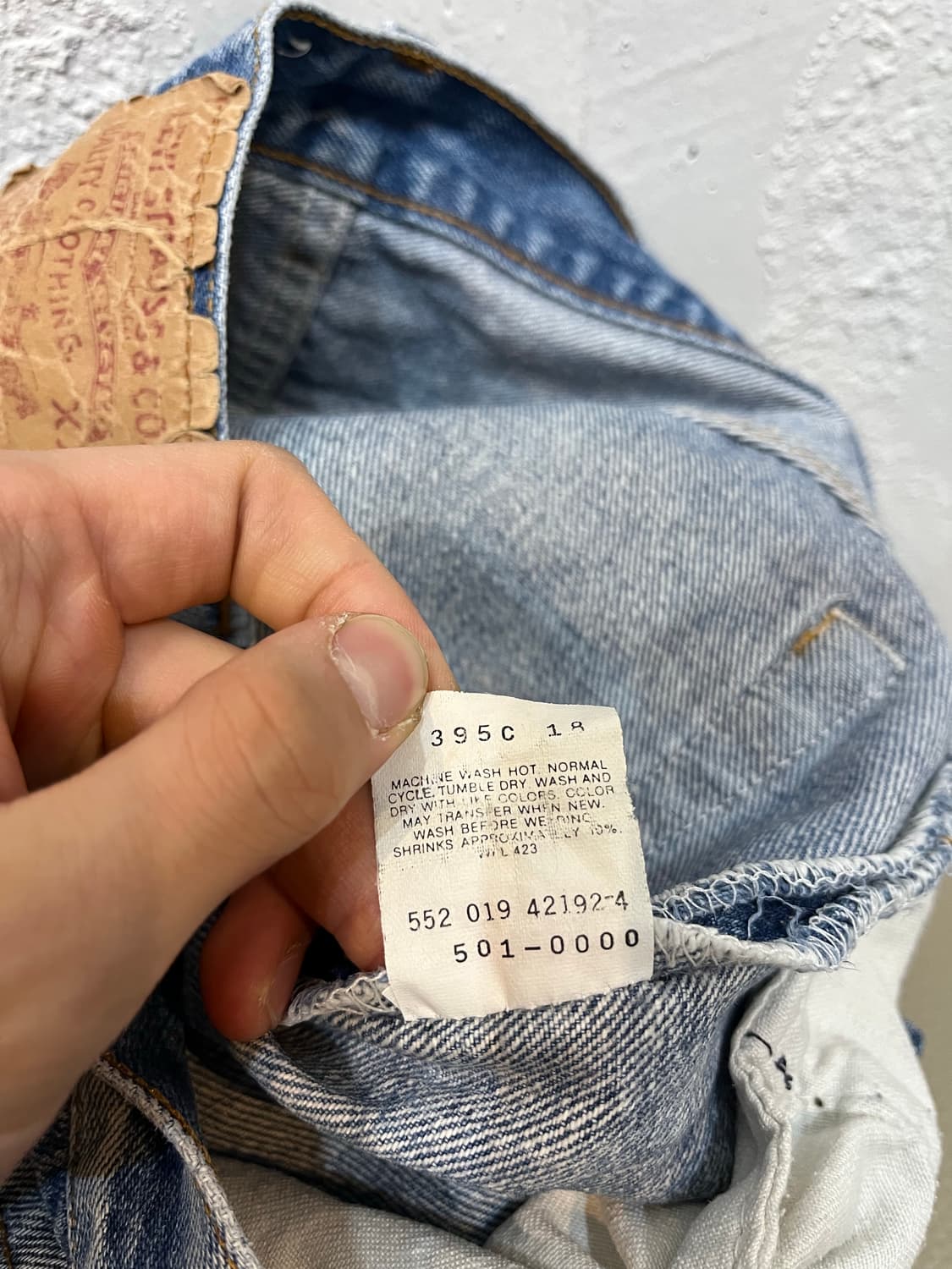 90s 리바이스501xx 데님팬츠 Made in USA (27) 상품이미지9