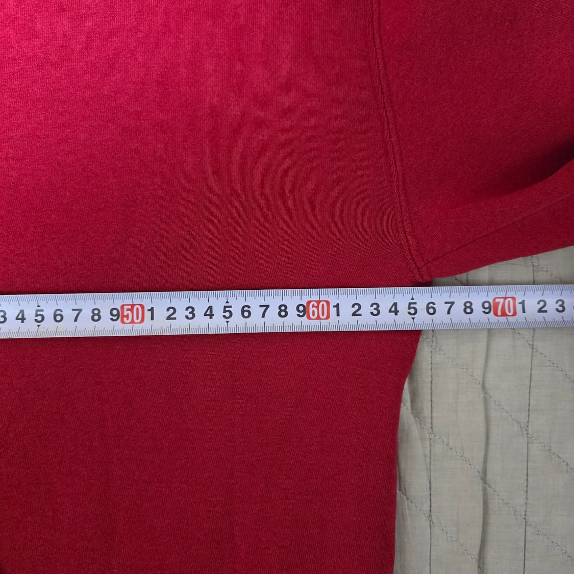 [XXL] 90s 빈티지 러셀 애슬레틱 레드 후드집업 - 라이트 페이드 상품이미지9