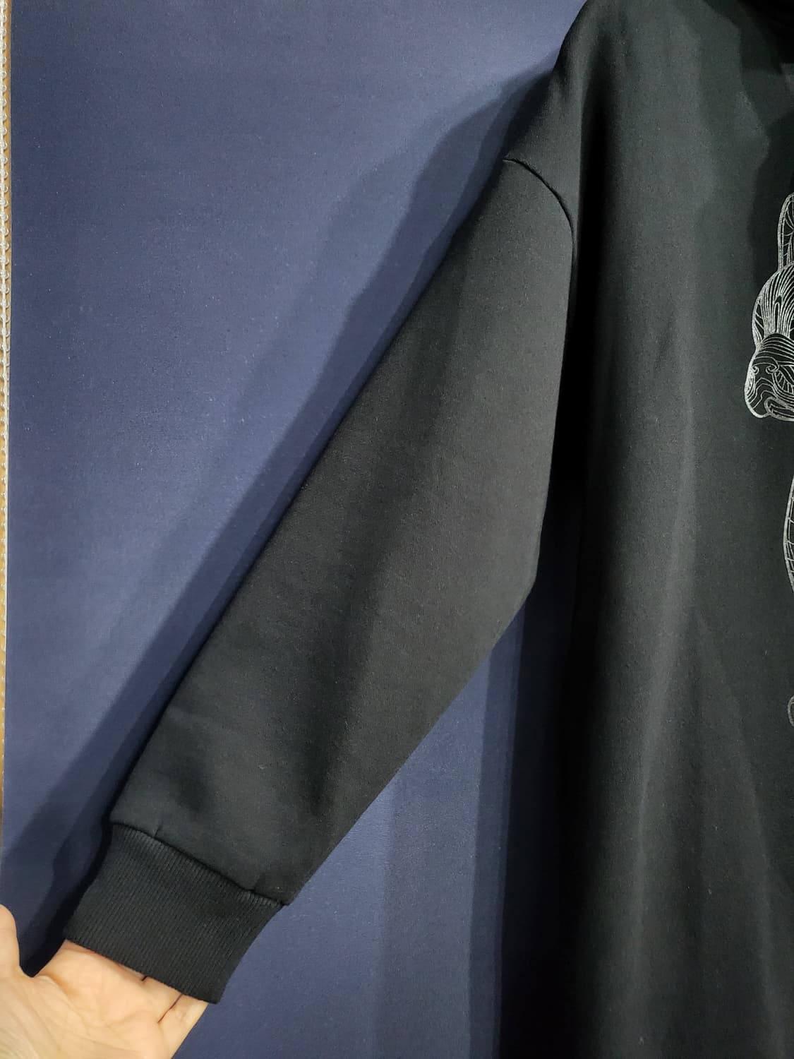 라이프워크 후드 기모 롱 원피스 상품이미지3