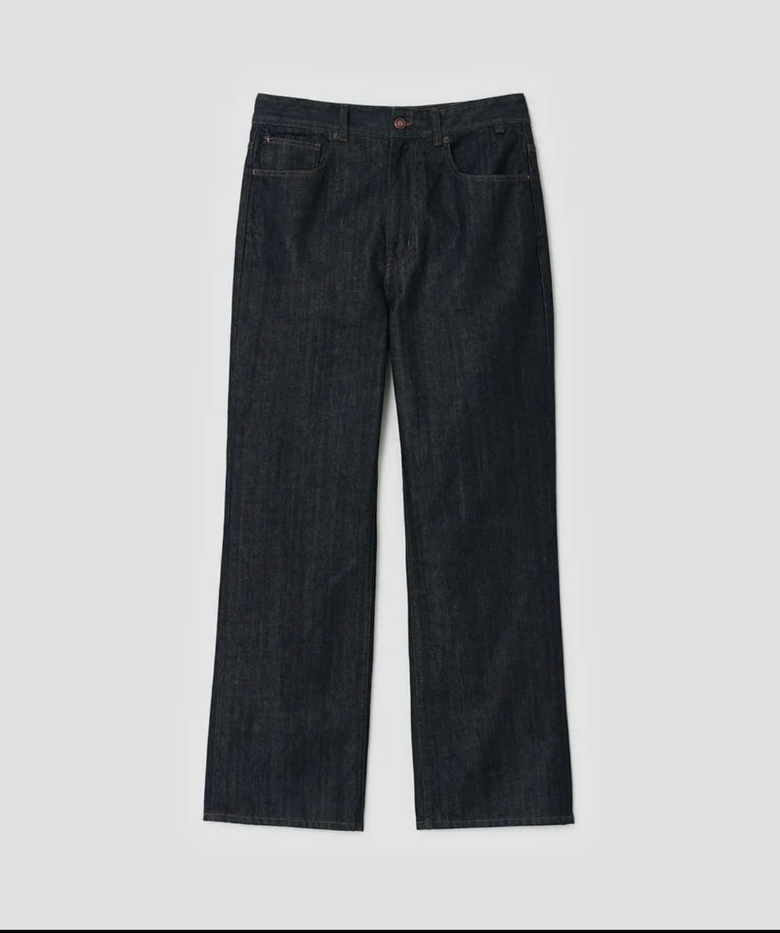 벨리에 트루 스트레이트 데님 팬츠 - 로우 인디고 30 상품이미지1