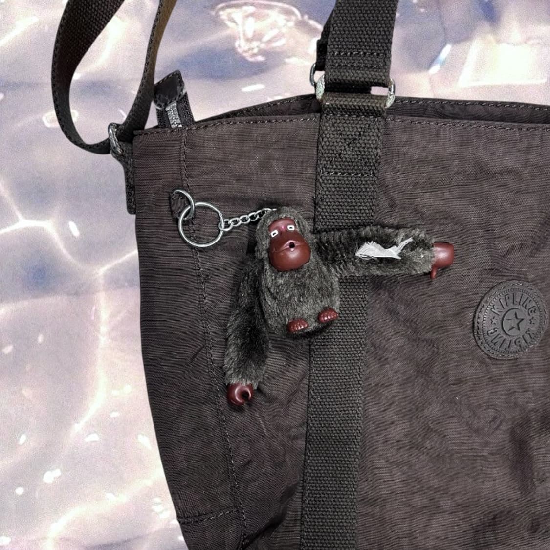 키플링 크로스백 토트백 숄더백 빅 노트북 보부상 가방 브라운 y2k 상품이미지2