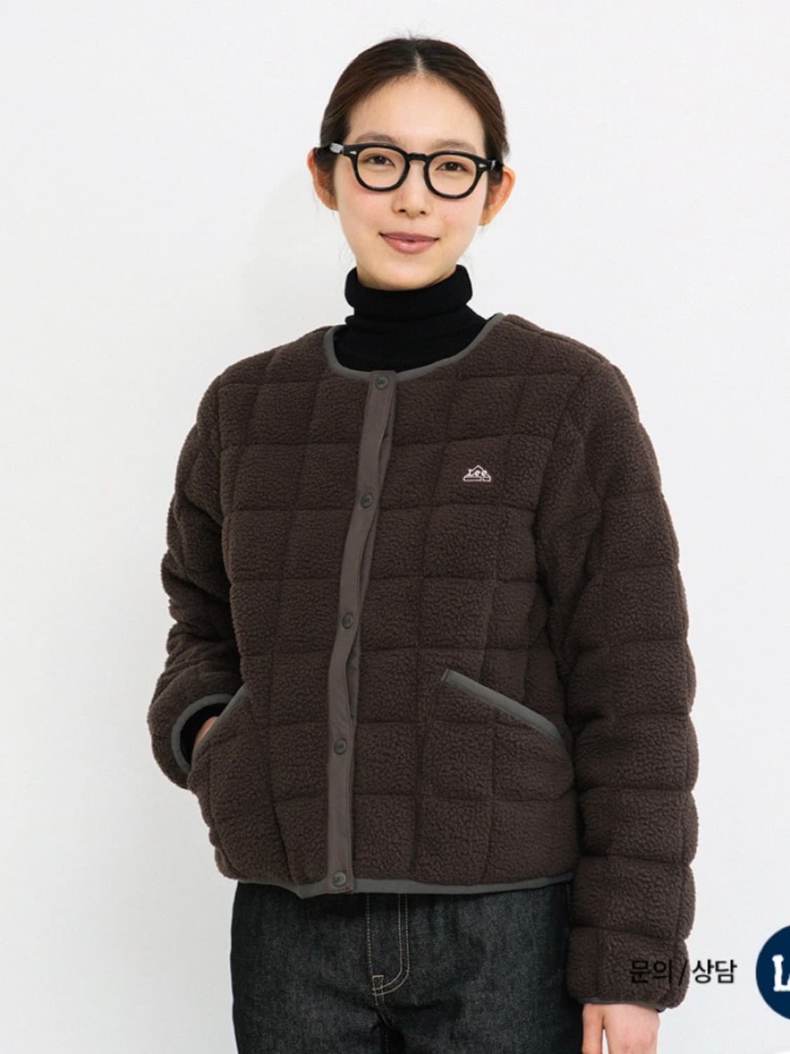 Lee 리 양털 퀄팅 후리스 자켓 상품이미지1