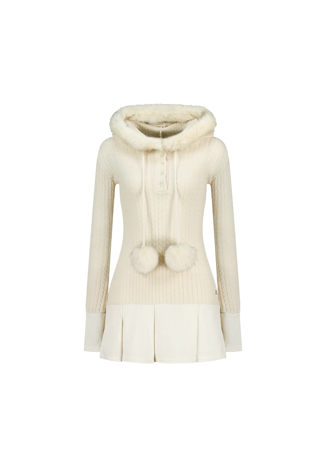 포어링 SNOWBALL ONE-PIECE [IVORY] 상품이미지4