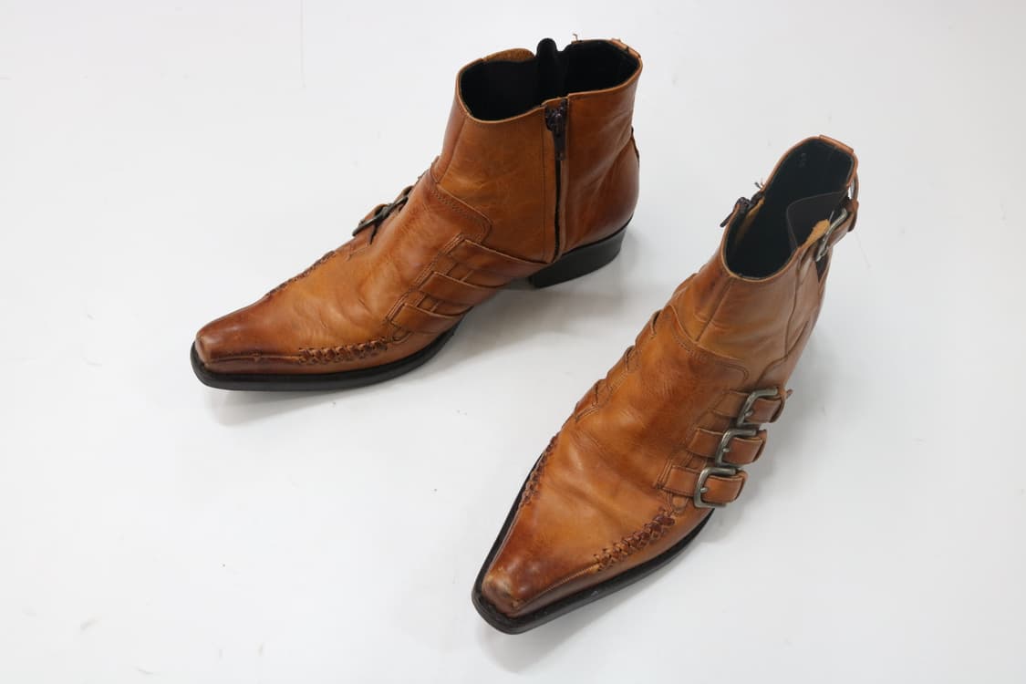 훕데두 스퀘어토 버클 스트랩 부츠 상품이미지3