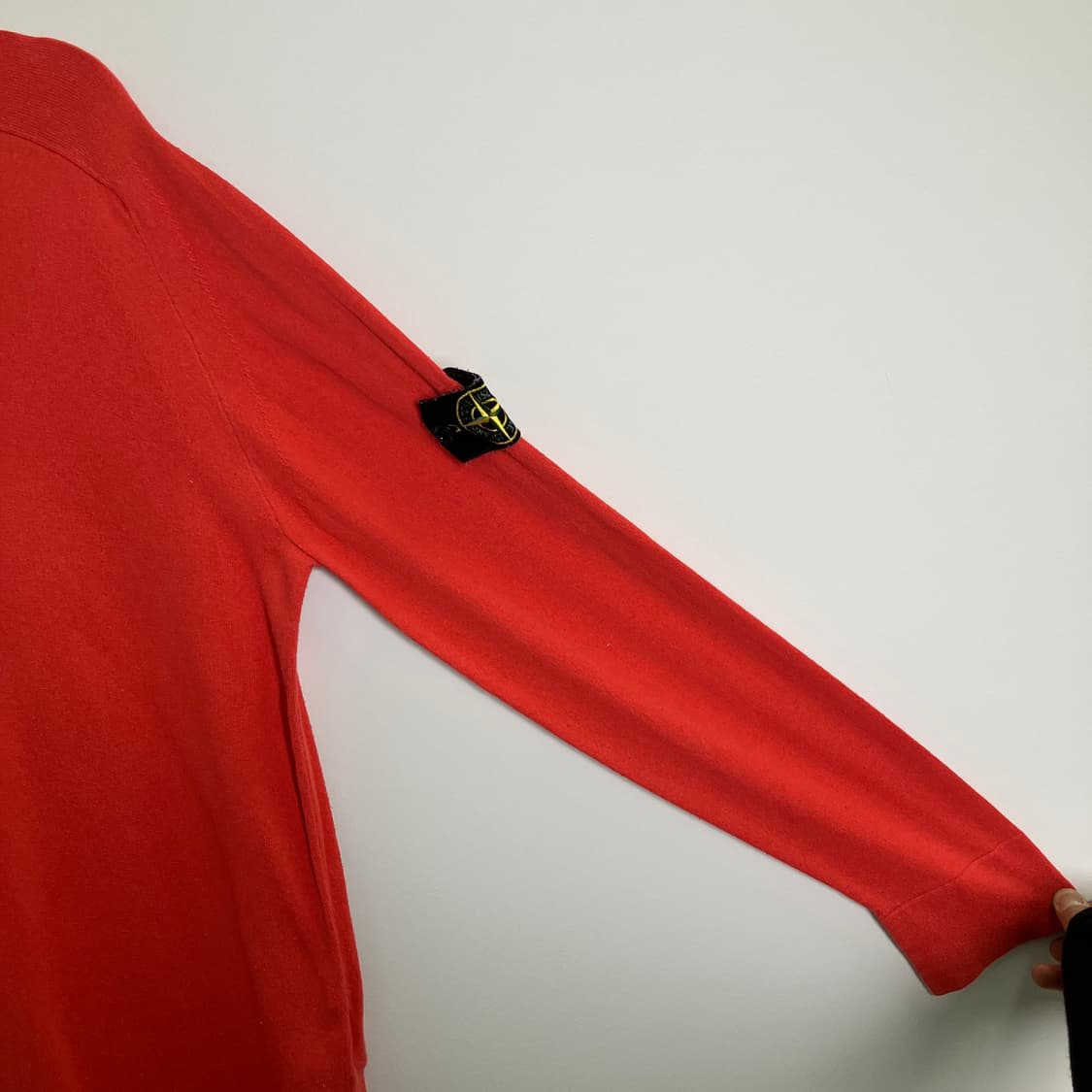 스톤아일랜드 로고 패치 니트 스웨터 XL 상품이미지6