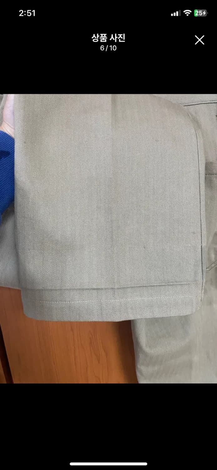 [OUTSTANDING] 아웃스탠딩 헤링본 퍼티그 팬츠 32사이즈 상품이미지6