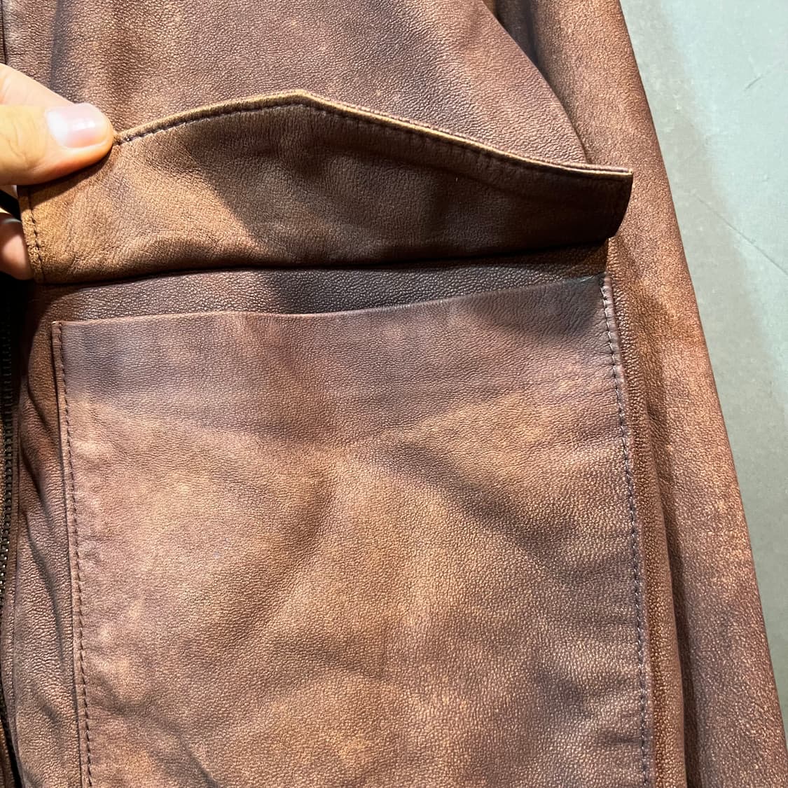 [M] BANANA REPUBLIC 바나나 리퍼블릭 스웨이드 무스탕  상품이미지2