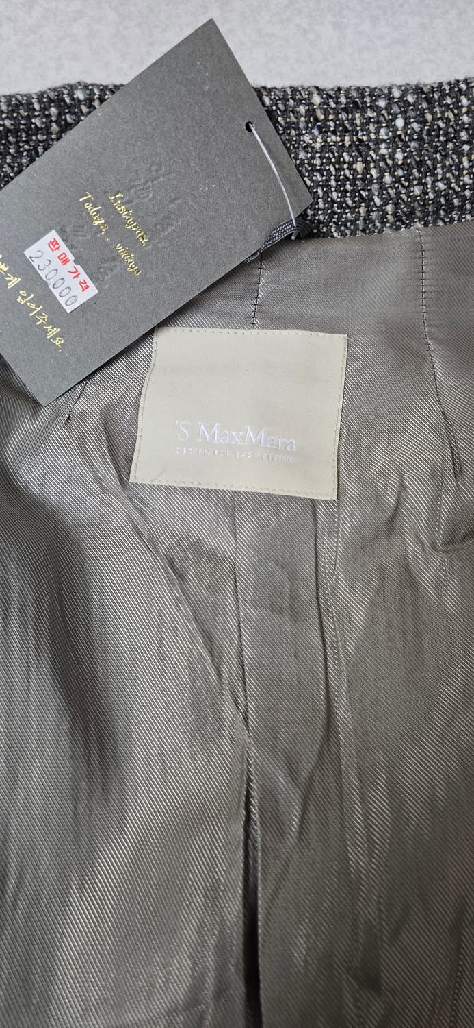 MaxMara 막스마라 트위드 롱 코트 자켓 상품이미지4