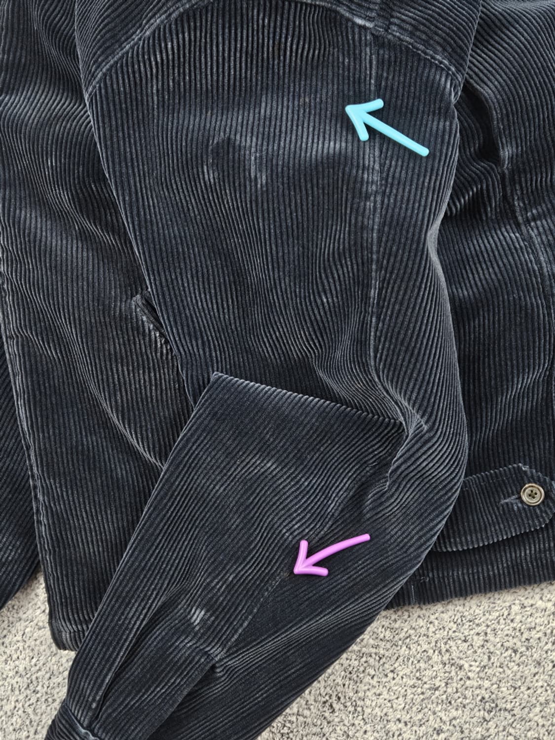 폴로랄프로렌 코듀로이 스윙탑 블루종 자켓 ( S ) / 9944 상품이미지7