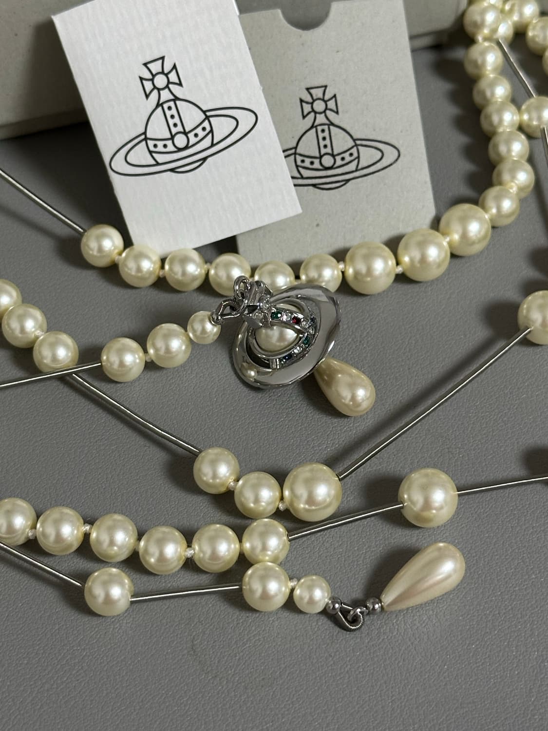 🤍비비안웨스트우드 브로큰 펄 목걸이🤍 상품이미지2