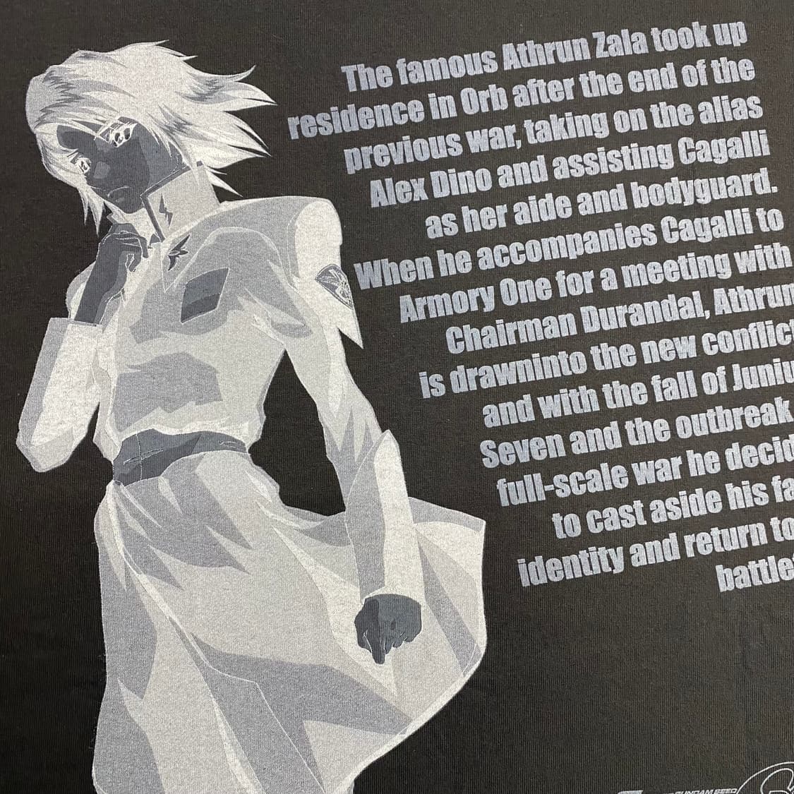 데스티니 건담 00s 빈티지 애니메이션 티셔츠 상품이미지6