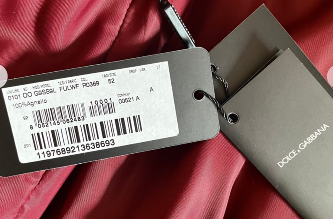 돌체앤가바나 스웨이드 봄버 자켓 상품이미지8