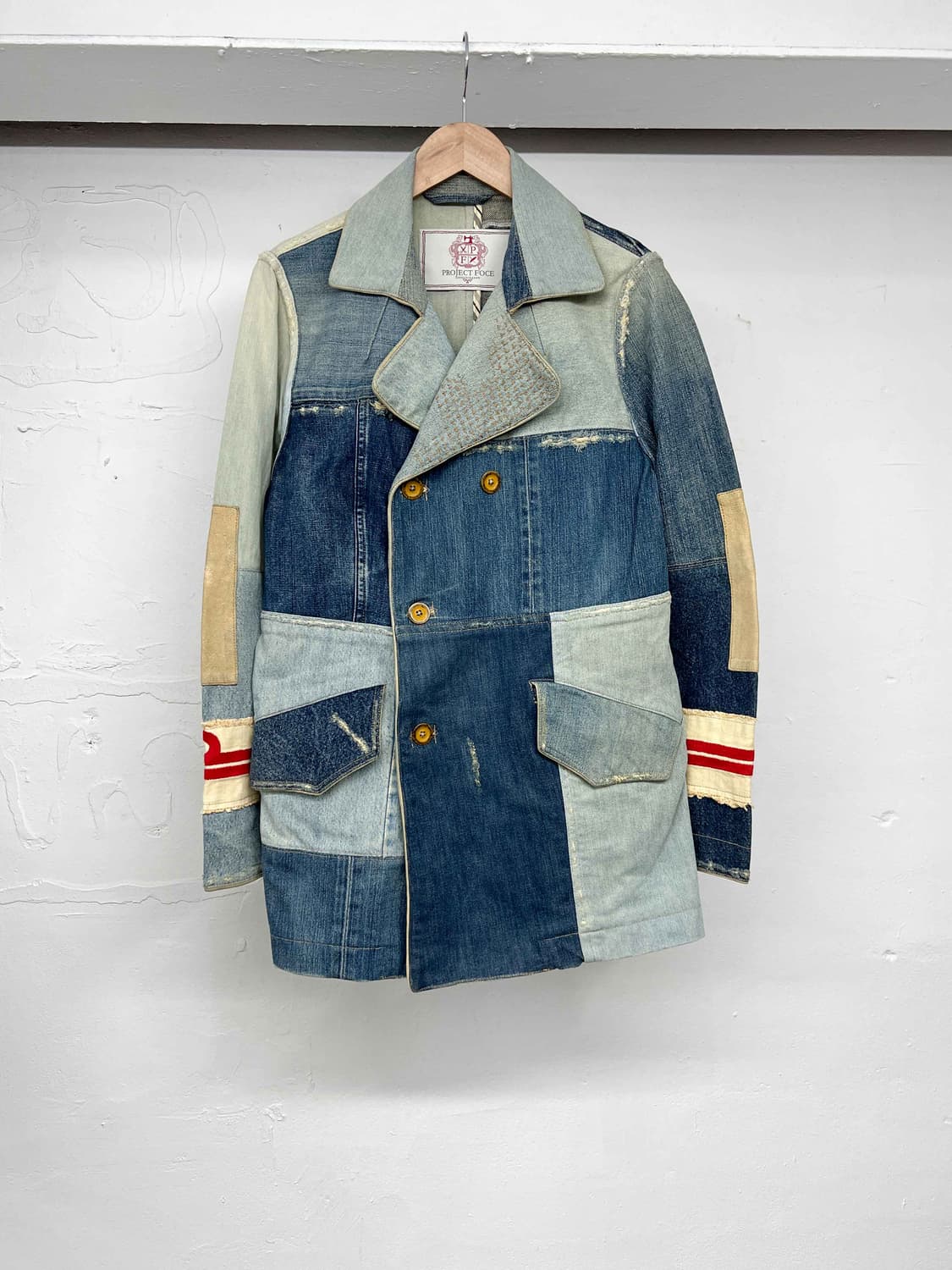 PROJECT FOCE 패치워크 데님 자켓 상품이미지1