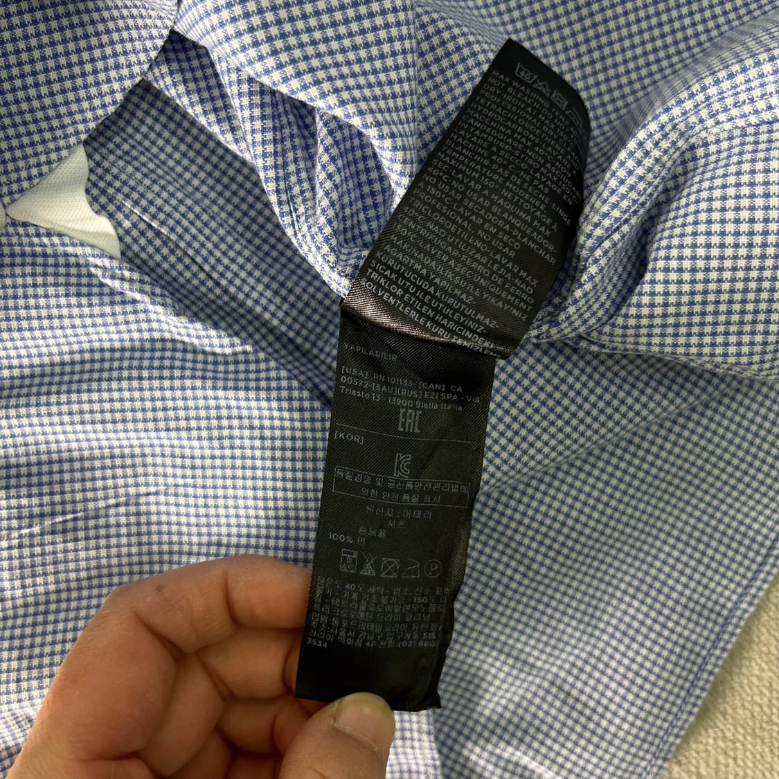 100 톰포드 코튼 체크 셔츠 상품이미지8