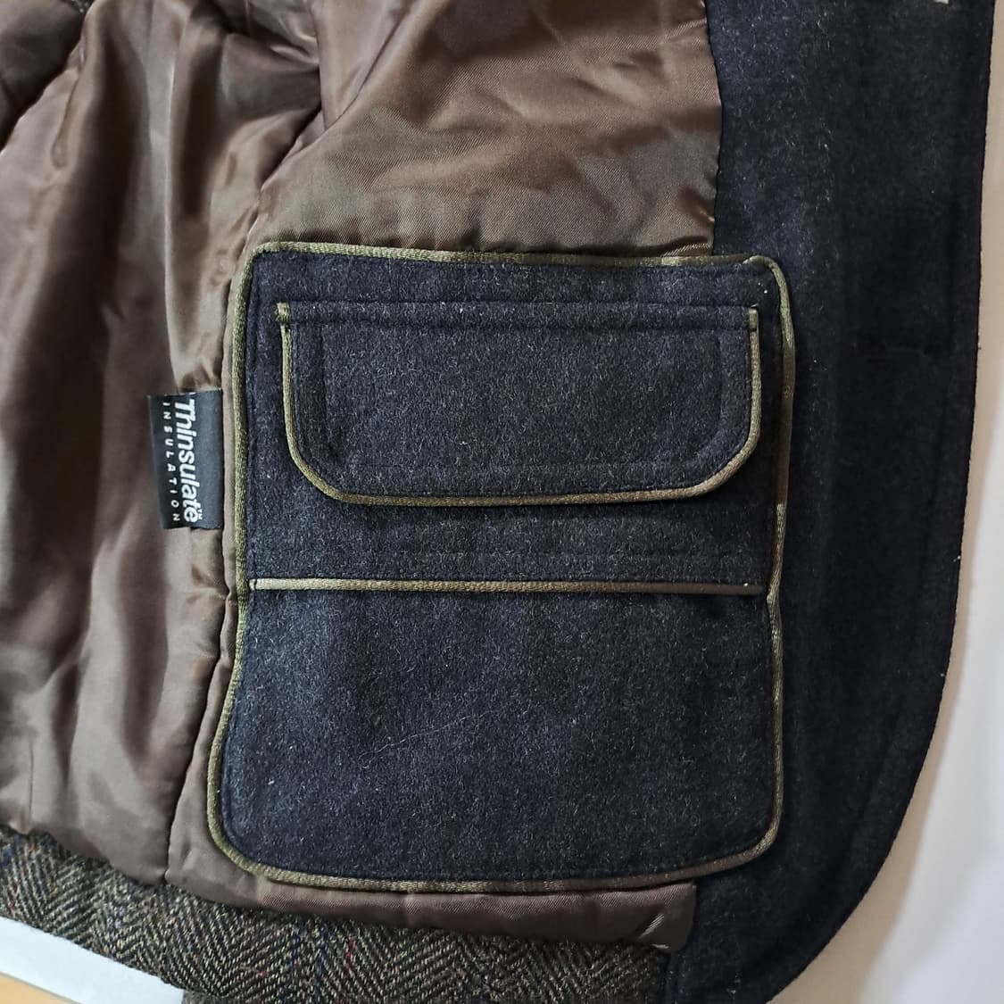 (택포) 코오롱시리즈 울100% 유틸리티 포켓 자켓 95-100 B716 상품이미지7