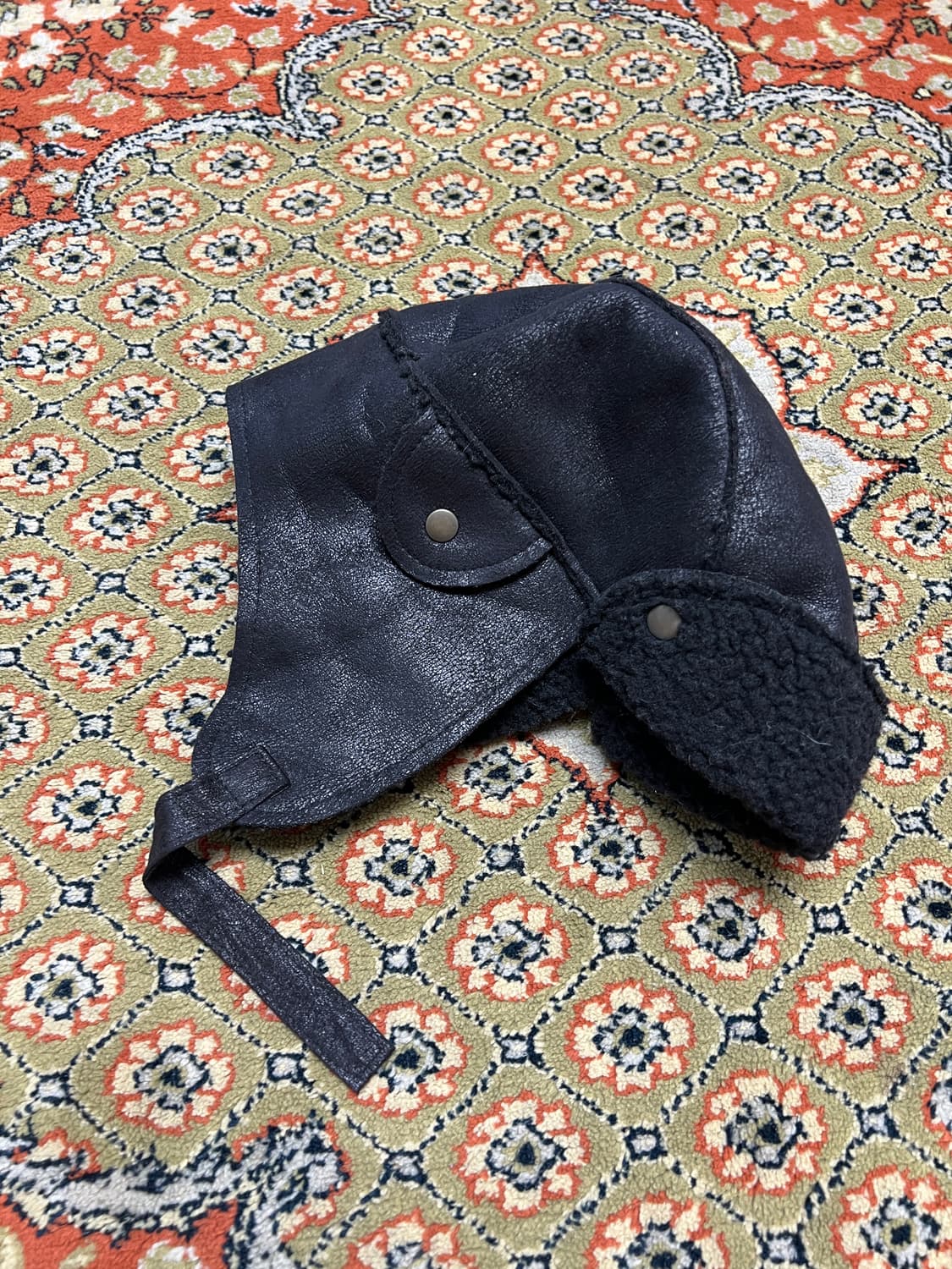 [OS] 블랙 빈티지 트루퍼 햇 상품이미지4