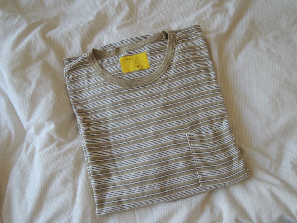 카키스 스트라이프 롱슬리브 M 상품이미지1