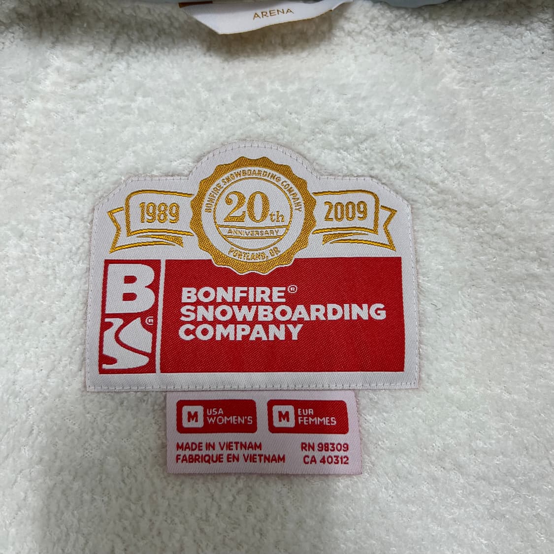 본파이어 스노우보드복 스키복 후드 스키점퍼 [라이트그레이] M/95 상품이미지5