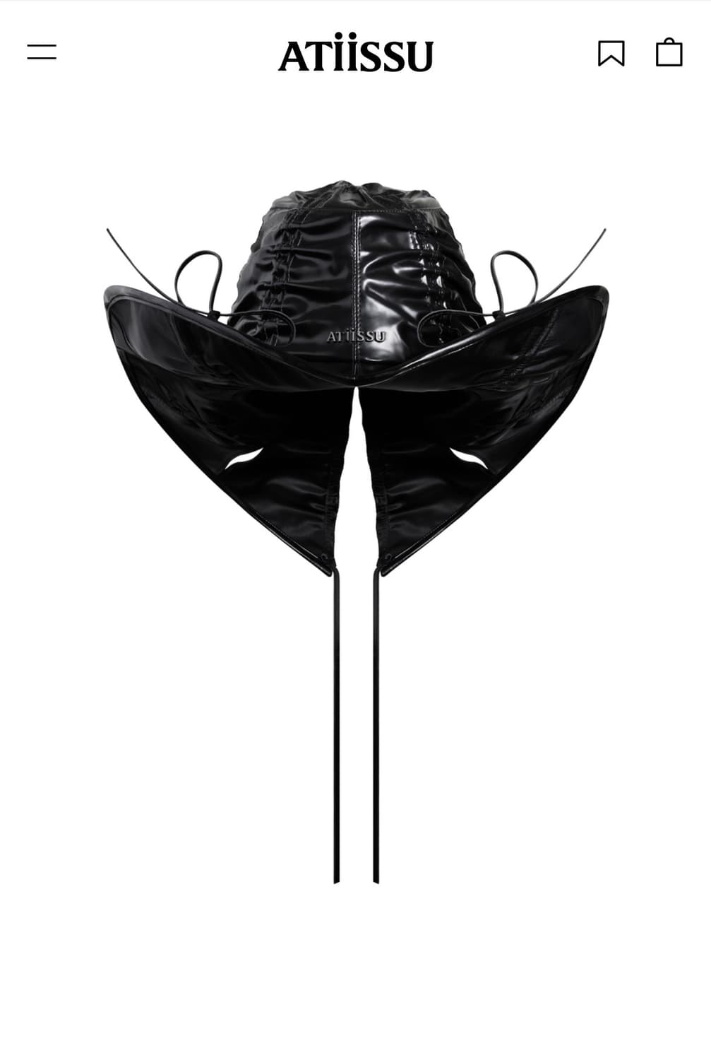 ATiiSSU SLIN Cowboy Hat / Black🤠 상품이미지2