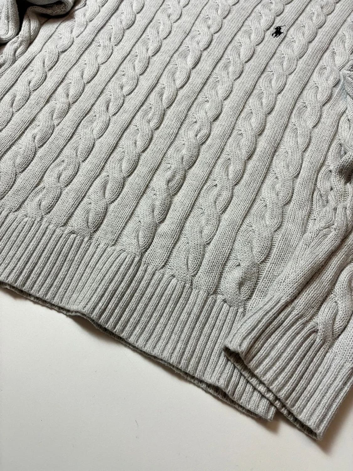 폴로 랄프로렌 시그니처 큐알 신형 포니 케이블 니트 PN8768 상품이미지4