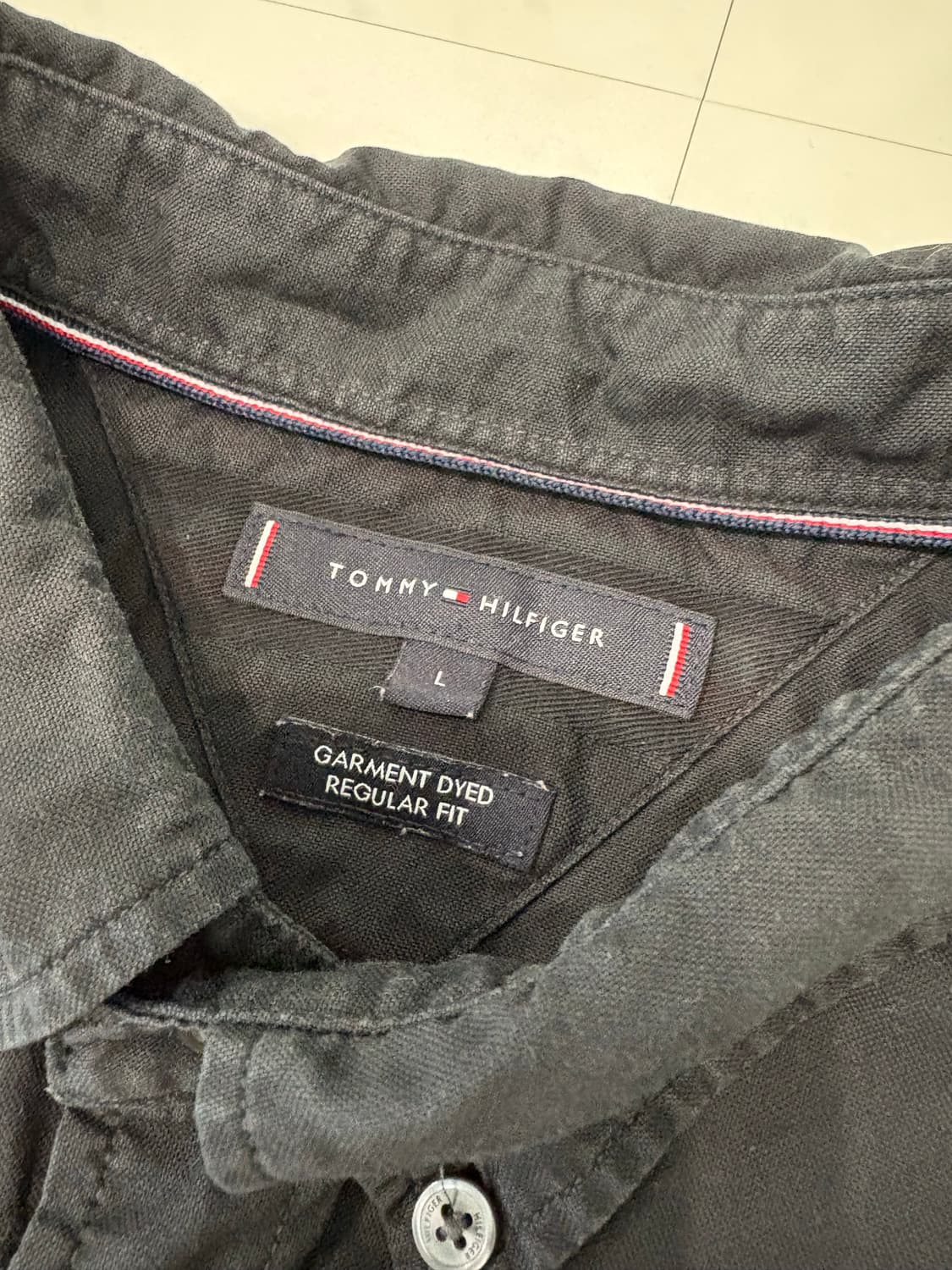 tommy hilfiger black shirt  상품이미지5