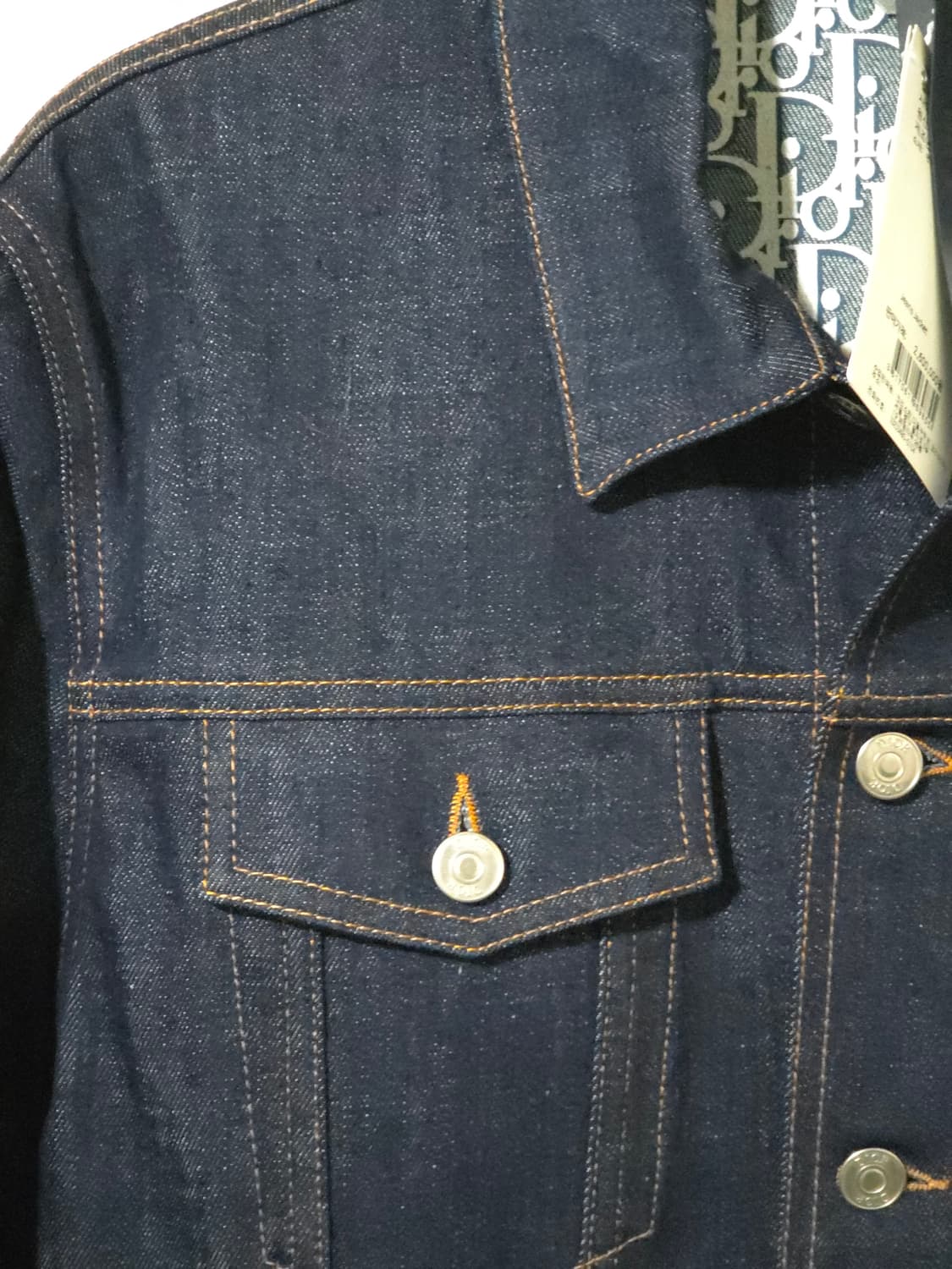 [새상품, 52 Size] 디올 오블리크 데님 청자켓 상품이미지3