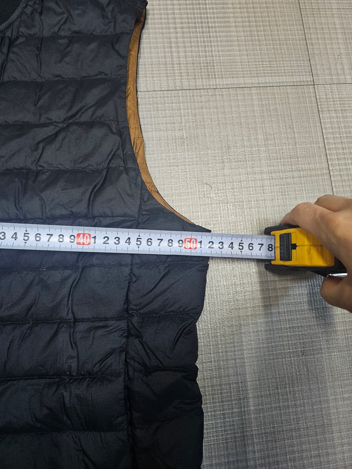 몽벨 구스다운 패딩 쪼끼 상품이미지3