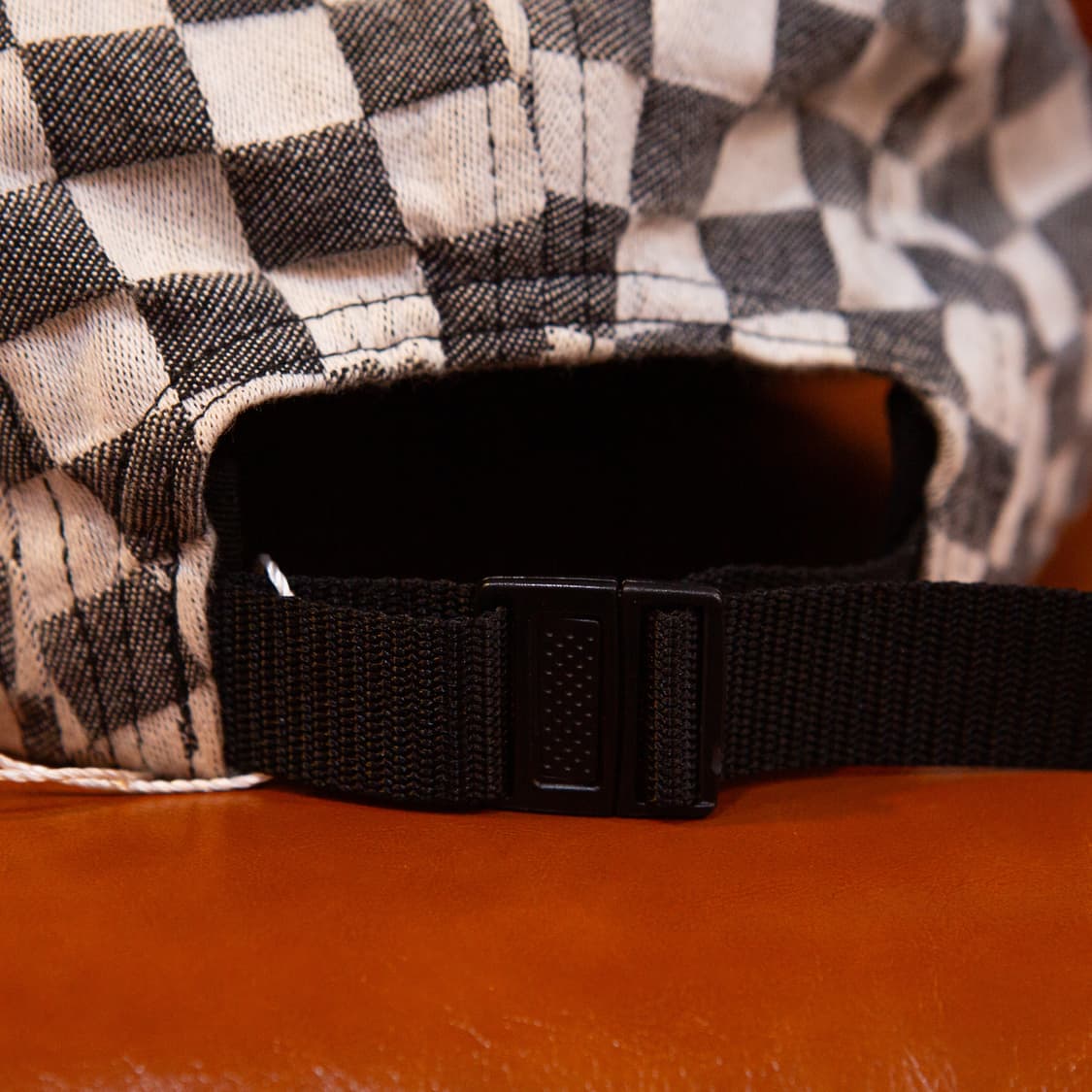 18ss 슈프림 워시드 체크보드 캠프캡 상품이미지4