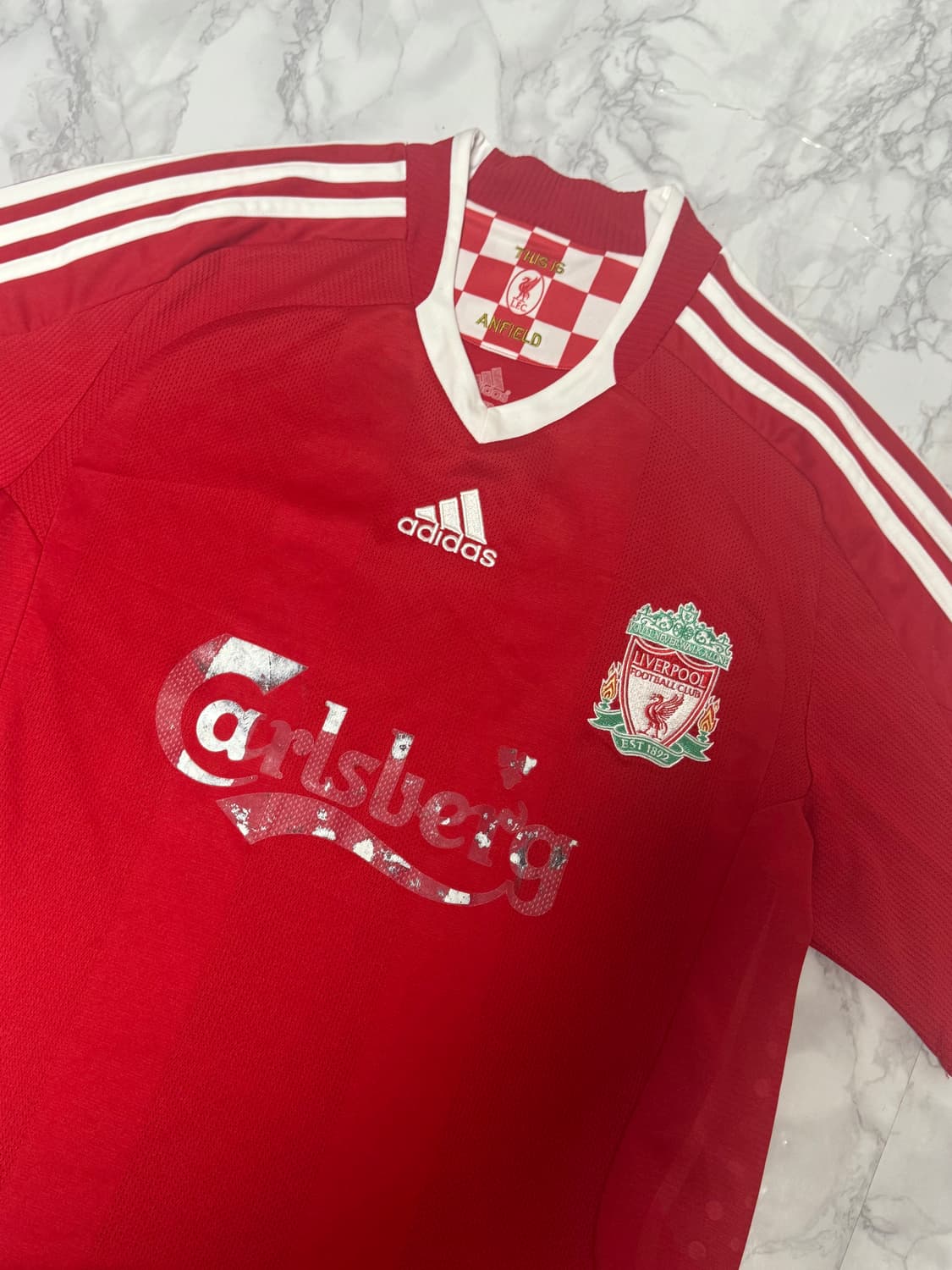 08-10 리버풀 홈 아디다스 유니폼 반팔 제라드 상품이미지2