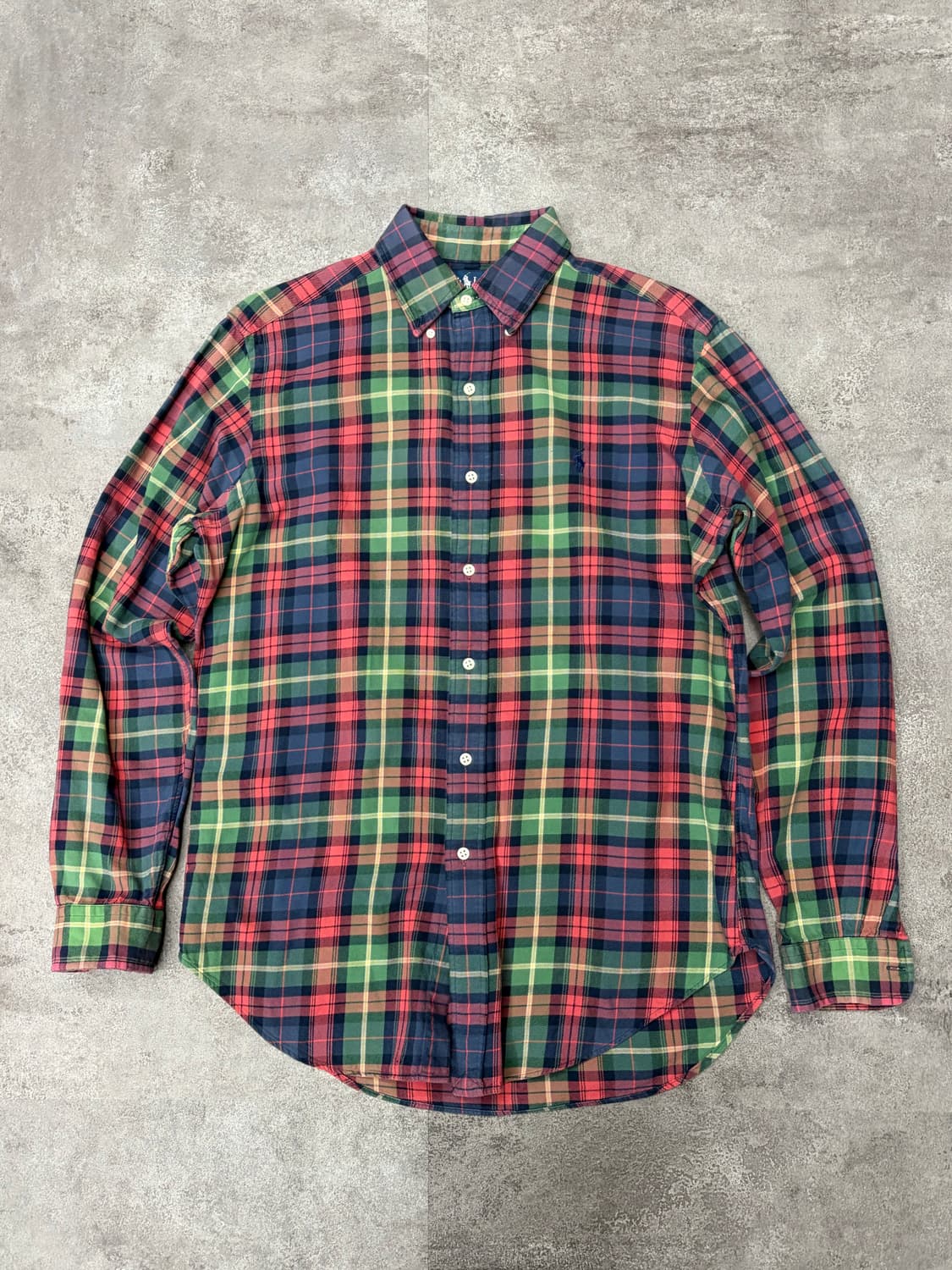 폴로 랄프로렌 헤비코튼 체크 셔츠 남방 상품이미지1