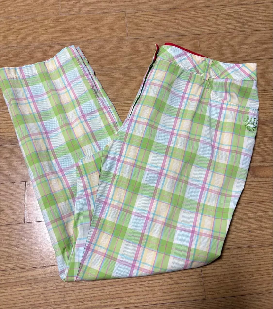 닥스골프 여성 체크바지 상품이미지1