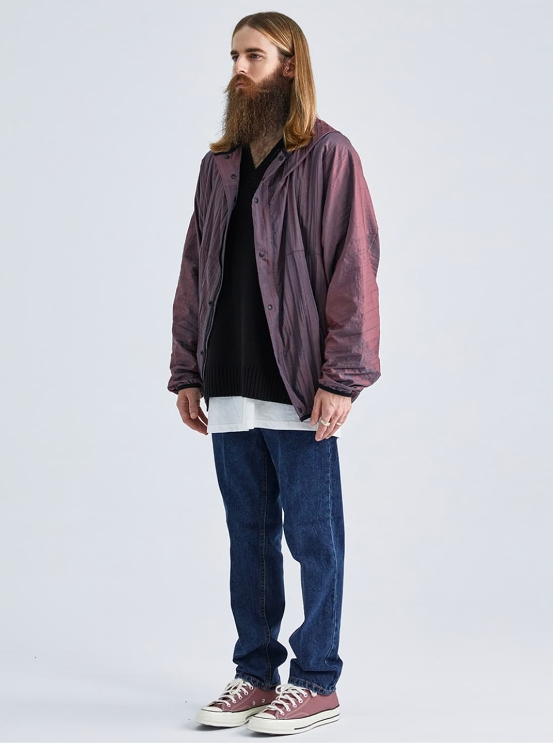 아콘 크링클 바람막이 상품이미지2