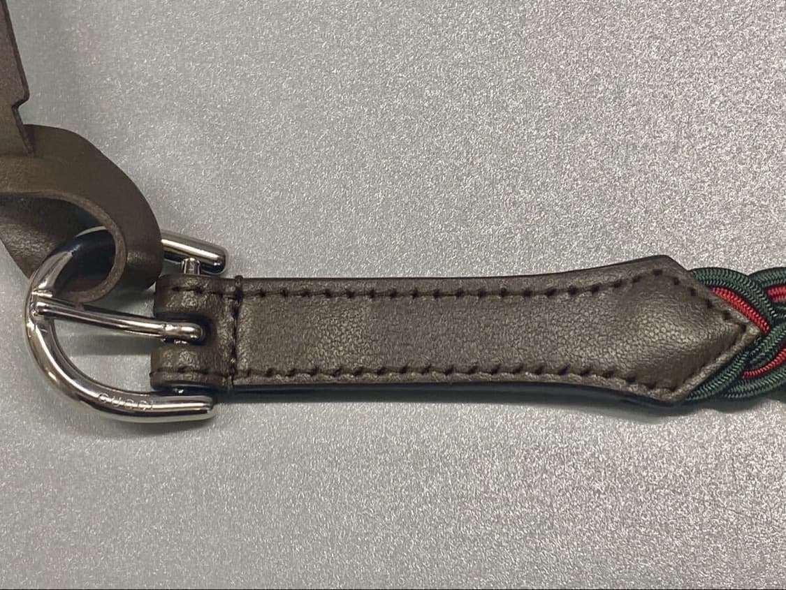 gucci  웹 스트라이프 벨트 상품이미지4