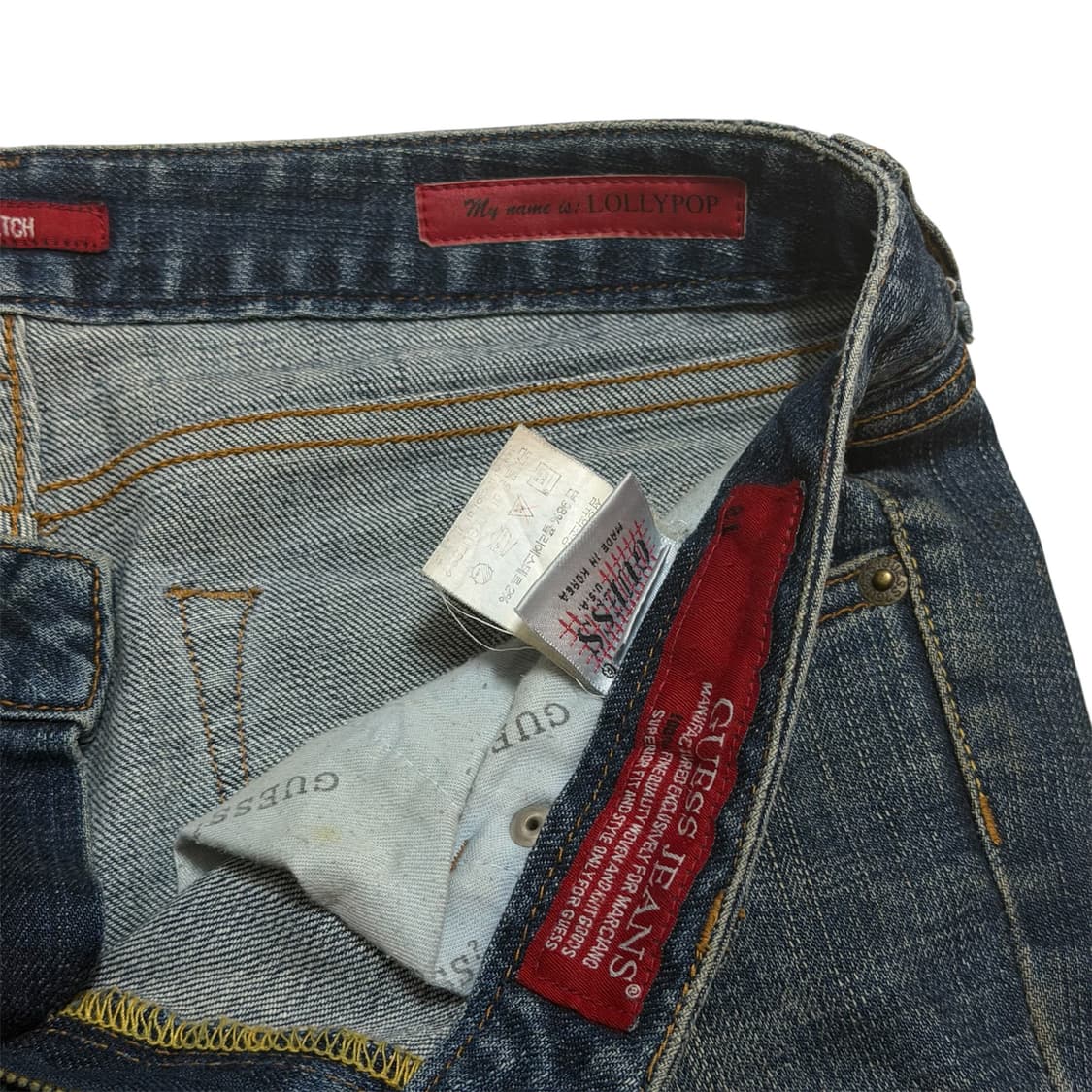 00s GUESS 로우라이즈 데님 상품이미지3