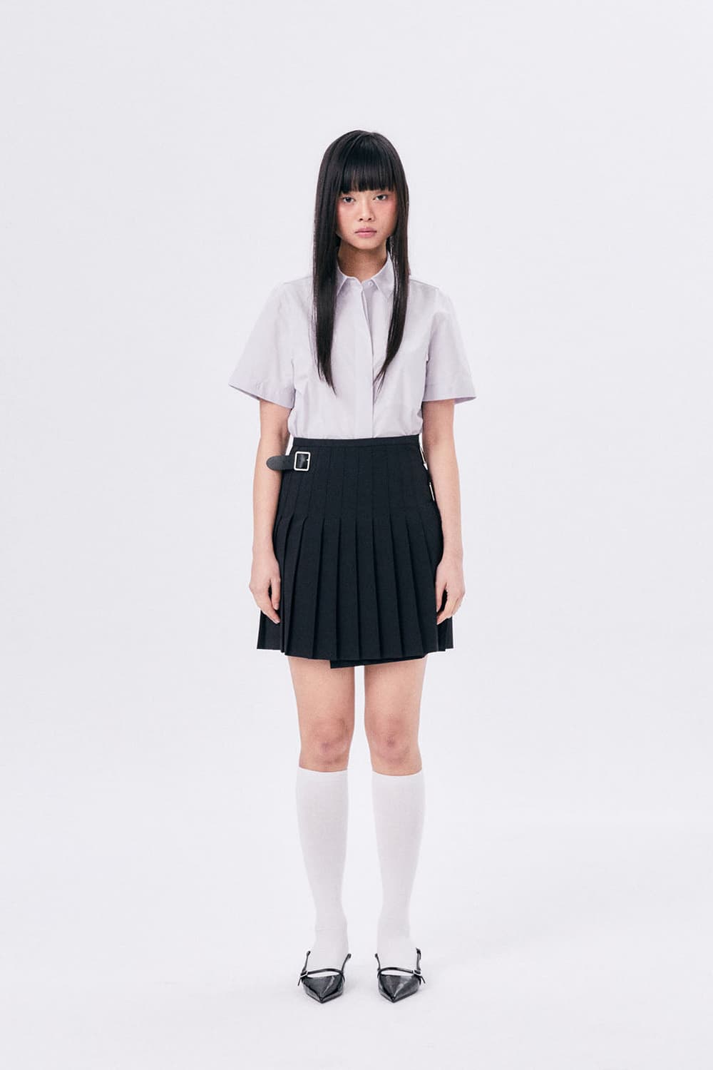 할로미늄 재킷 셔츠 페일 퍼플 상품이미지3