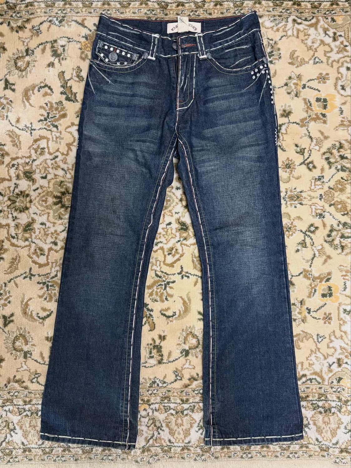 Stud Detail Flare Pants 상품이미지2