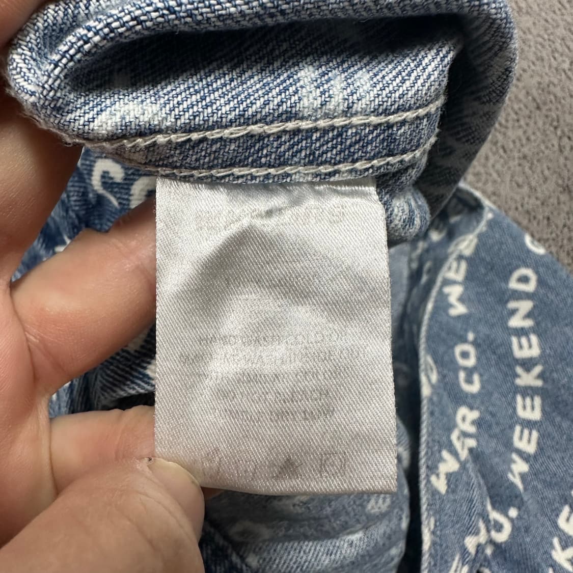 ✨ (바배) 위캔더스 모노그램 데님 자켓  상품이미지4