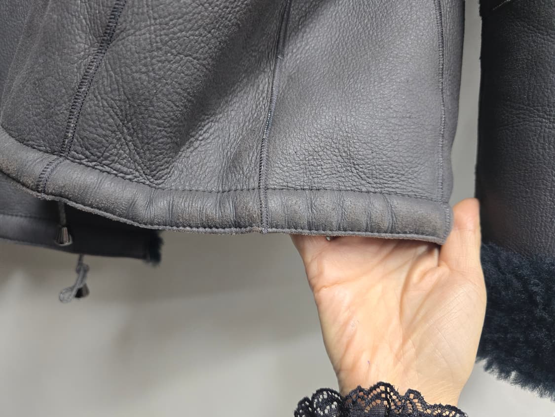 데무 양가죽.양모 리버시블 자켓 77 상품이미지7