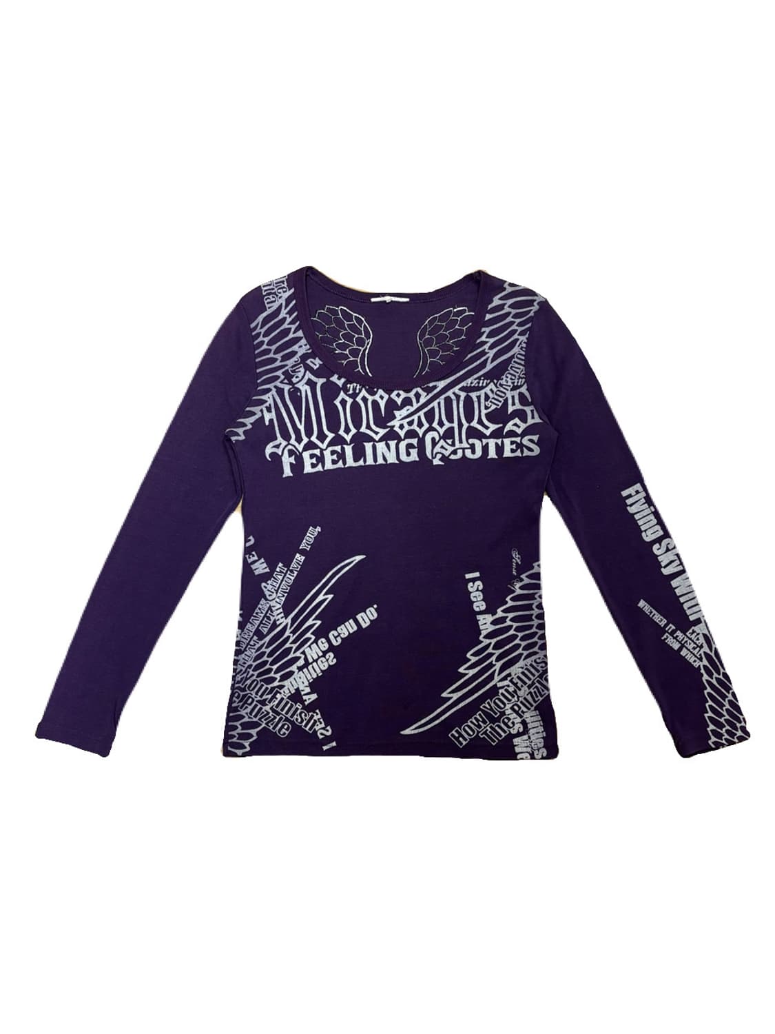 Glitz 글리츠 날개 롱슬리브 갸루 펑크 y2k 상품이미지2