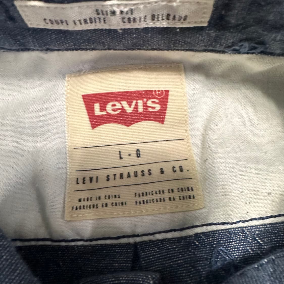 리바이스 네이비 셔츠 상품이미지4