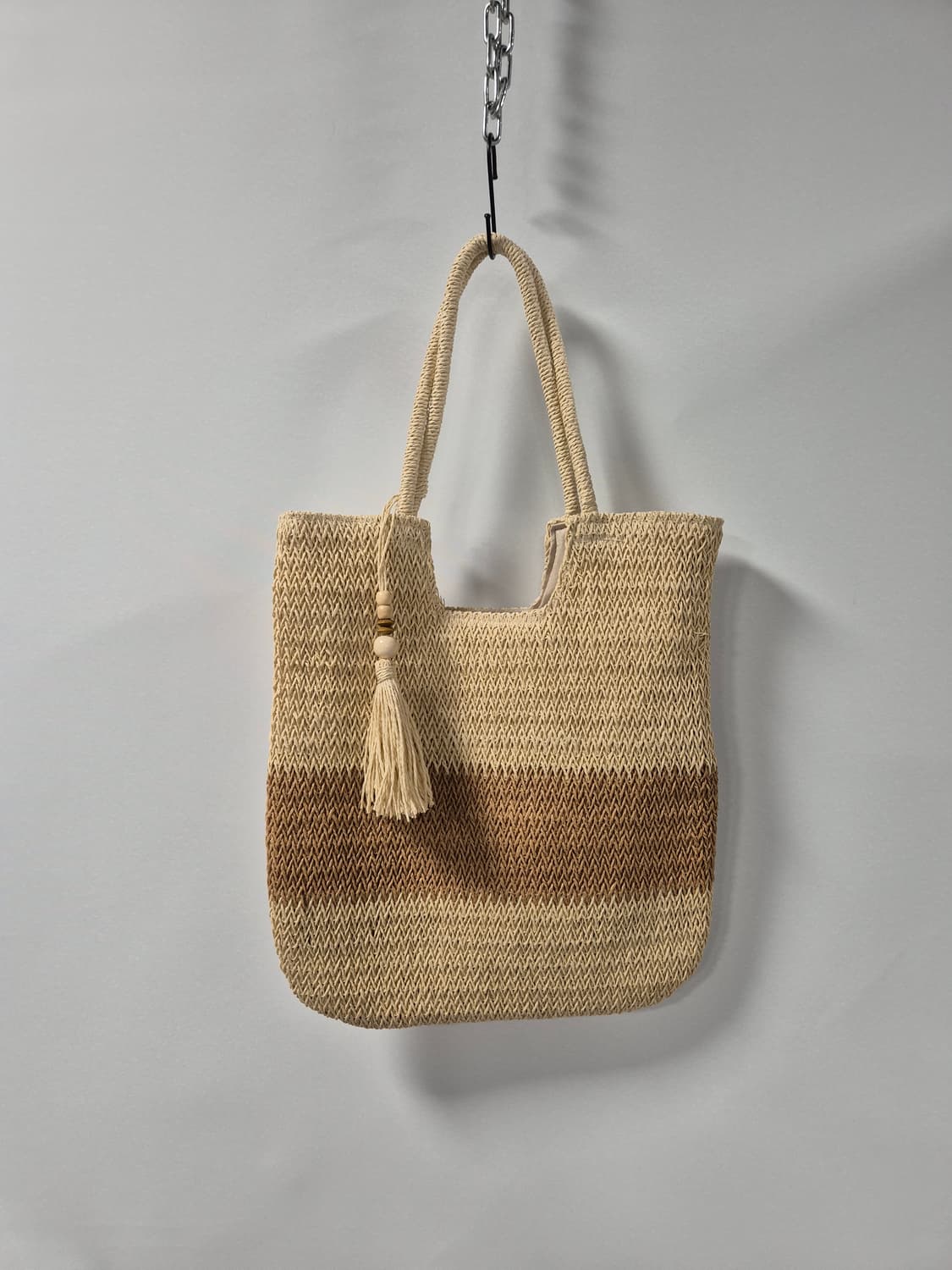 *무료배송* 보헤미안 라탄 태슬 여름 해변 토트백(상태A급) 상품이미지1