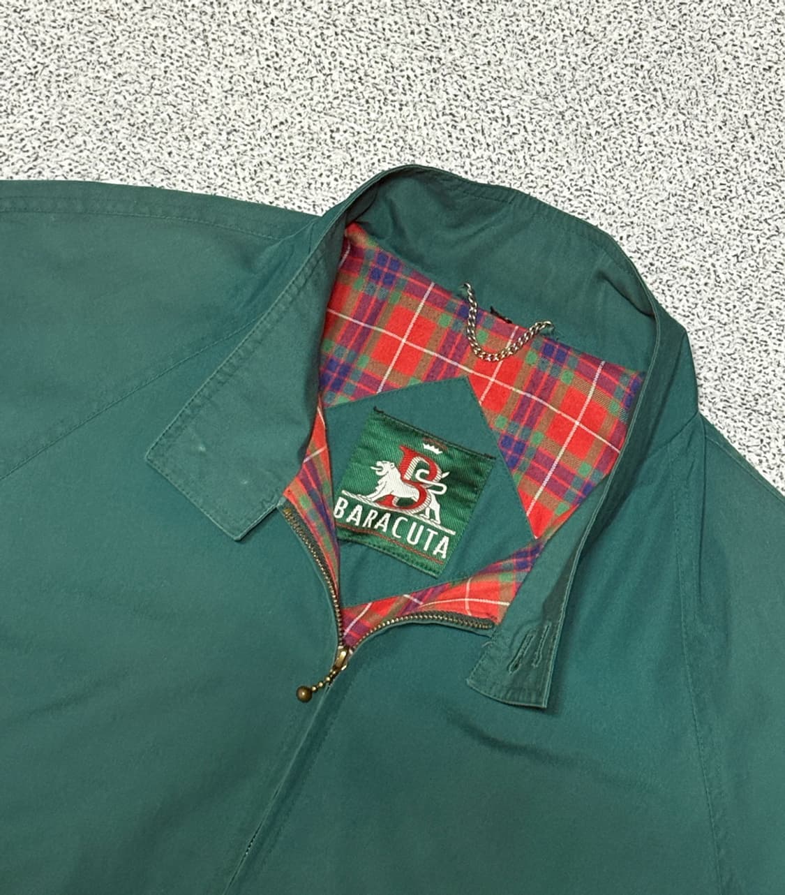 90s 빈티지 바라쿠타 G9 헤링턴 자켓 레이싱그린 상품이미지2