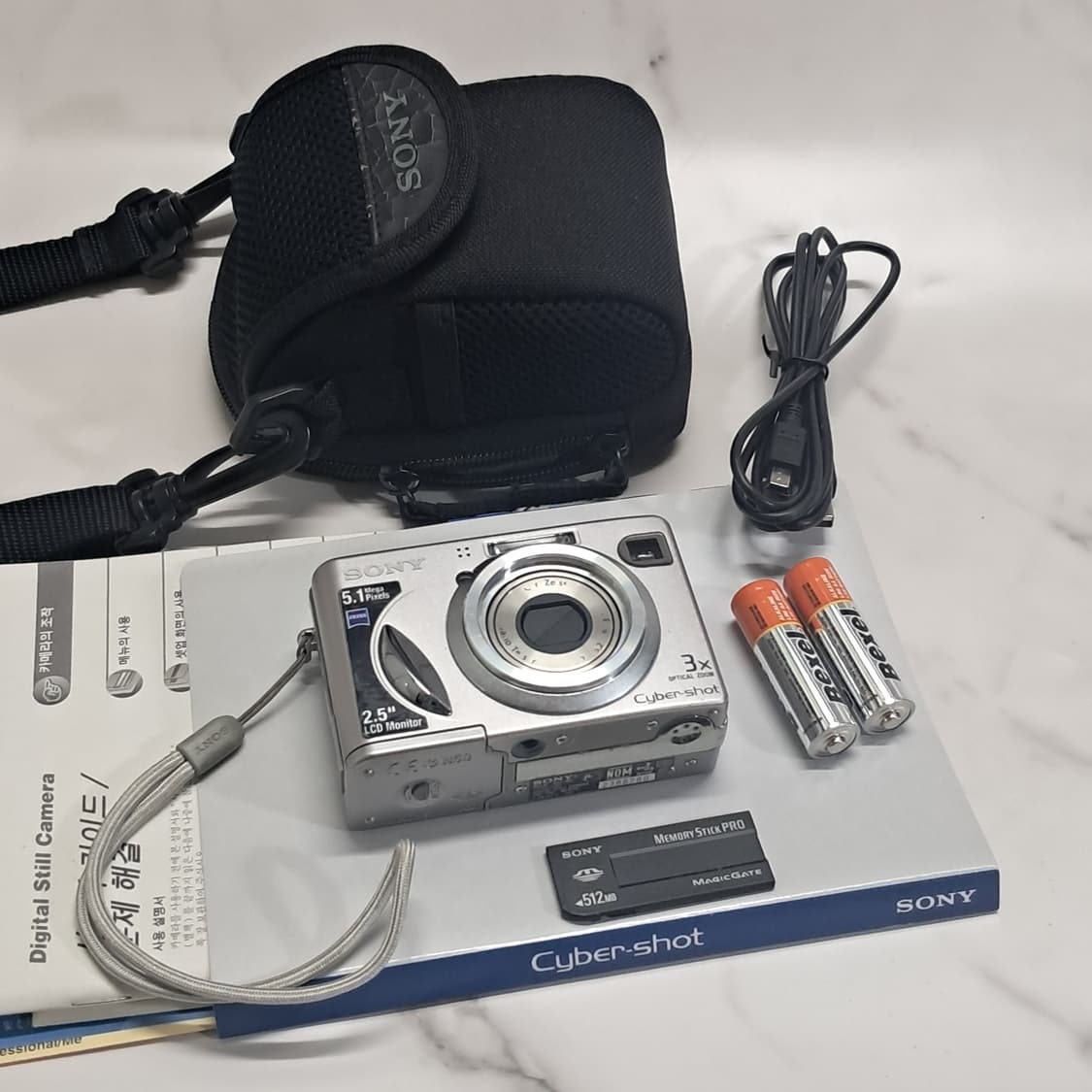 필름감성! 소니 사이버샷 DSC-W5 빈티지 카메라 상품이미지8