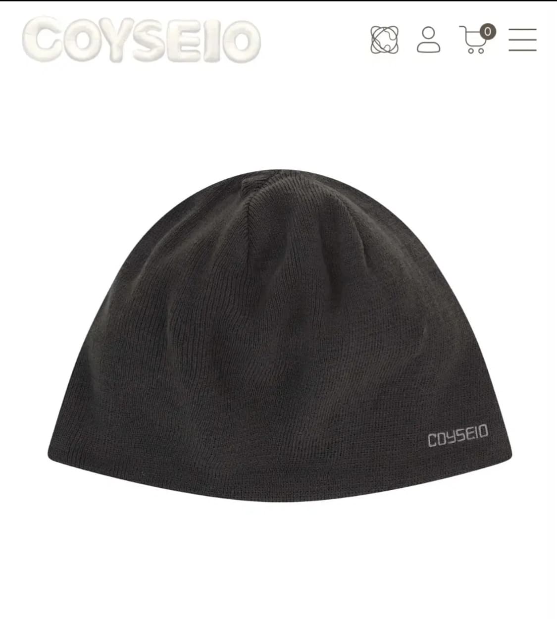 11만원에 사요 코이세이오 듀얼 심플 차콜 비니 상품이미지1